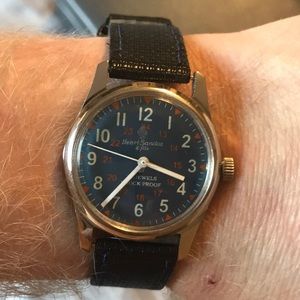 Vintage Henri Sandoz mechanical hand wind watch